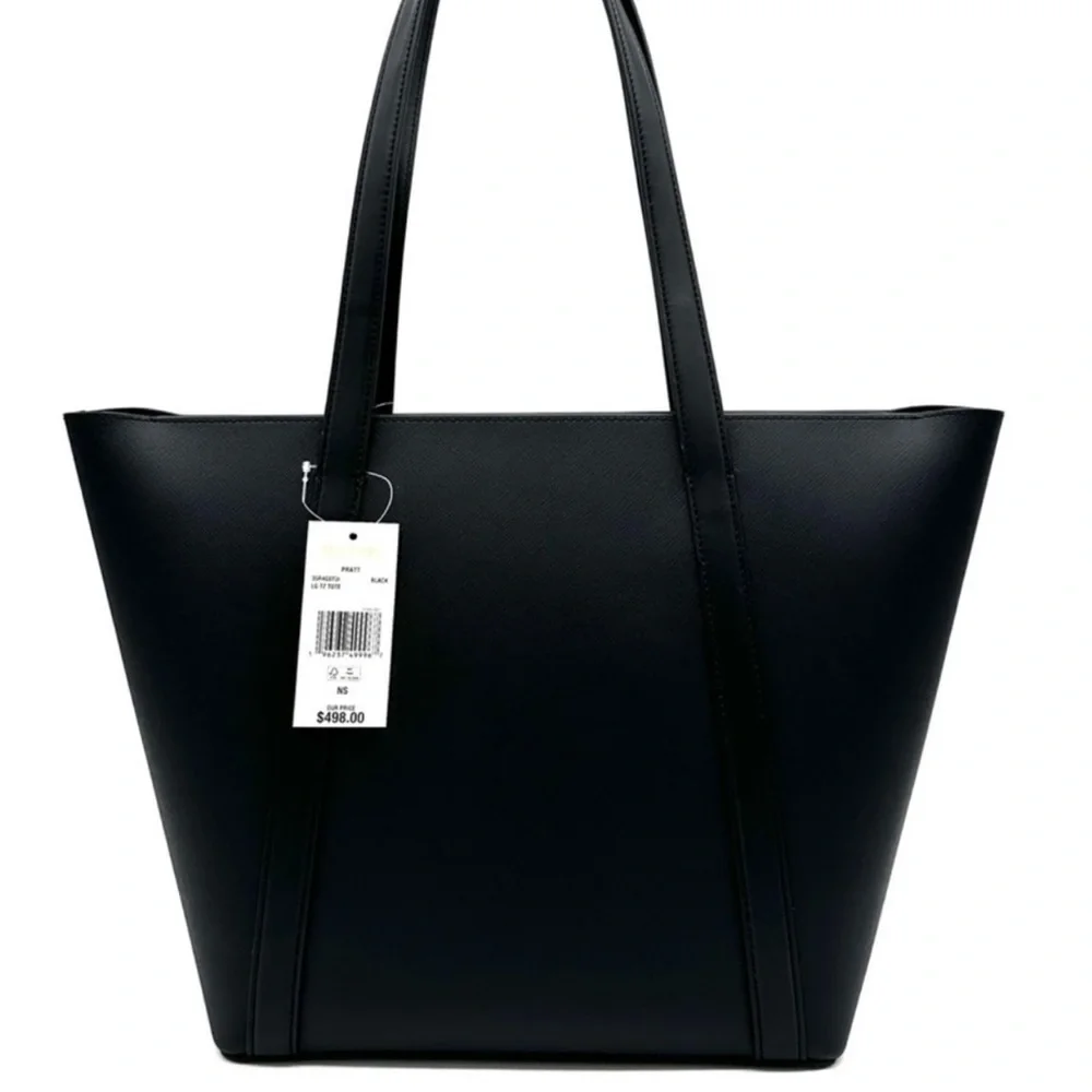 Michael Kors Pratt Large Tote Shoulder Bag Black - Picture 6 of 9